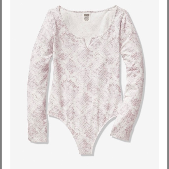 victoria secret PINK snake print bodysuit … - Picture 1 of 3